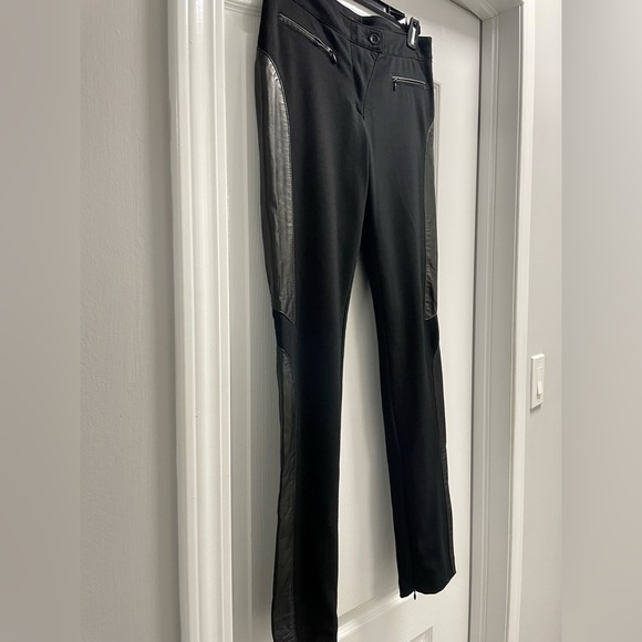 Danier | Leather-panelled Stretch Pant - Picture 3 of 13